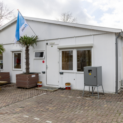 Bouwkeet op waterstof