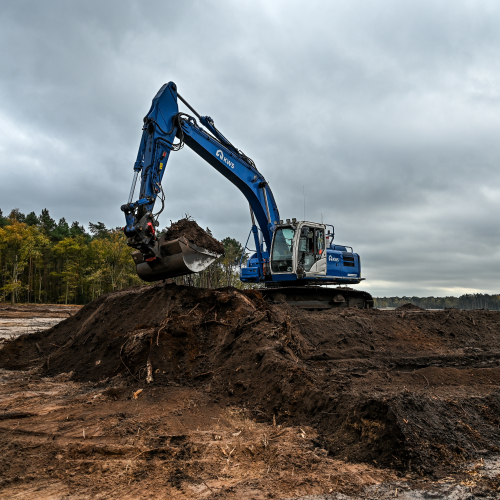 Romers Grondverzet kleine meer 